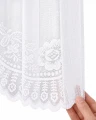 Firana Żakardowa w Łuku DANA  Biała Gotowa  300 cm x 165 cm  