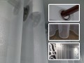 Firana na wymiar  uszyta na przelotkach Markizeta Shine